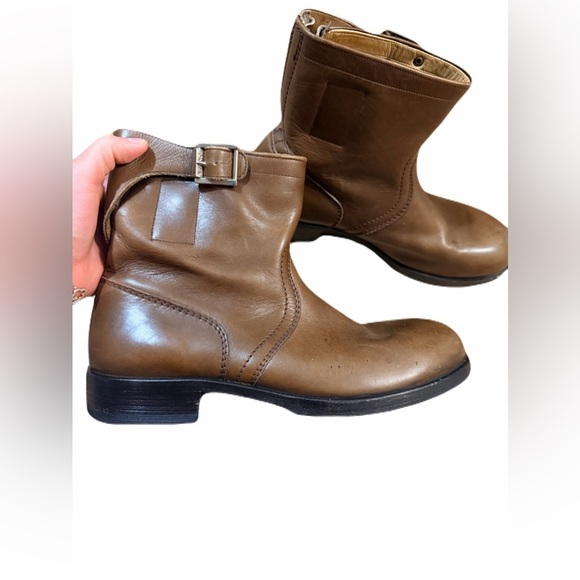 Versace Gianni  Mens Ankle Boots Size 8, made in Italy leather boots vintage main image 4